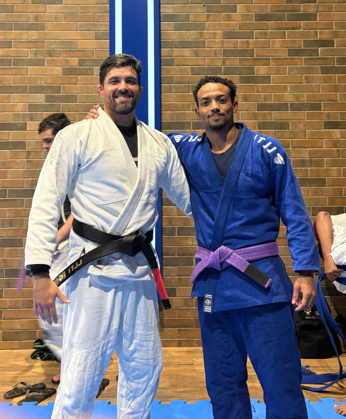 Gabriel Luka treinando Jiu-Jitsu